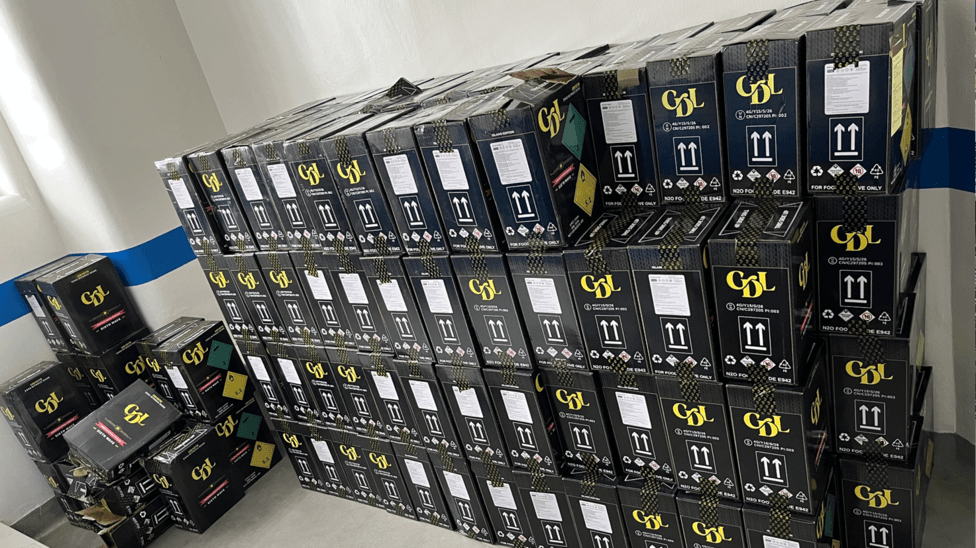 Police Seize 1,300 Nitrous Oxide Canisters in Darlington — Darlington news photo (BBC Tees)
