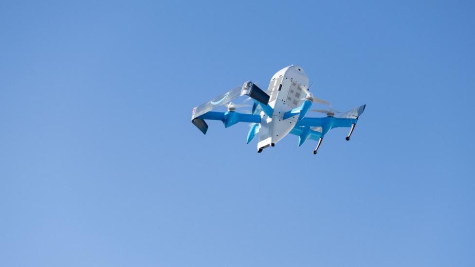 Amazon seeks to expand UK drone deliveries — Darlington news photo (BBC Tees)