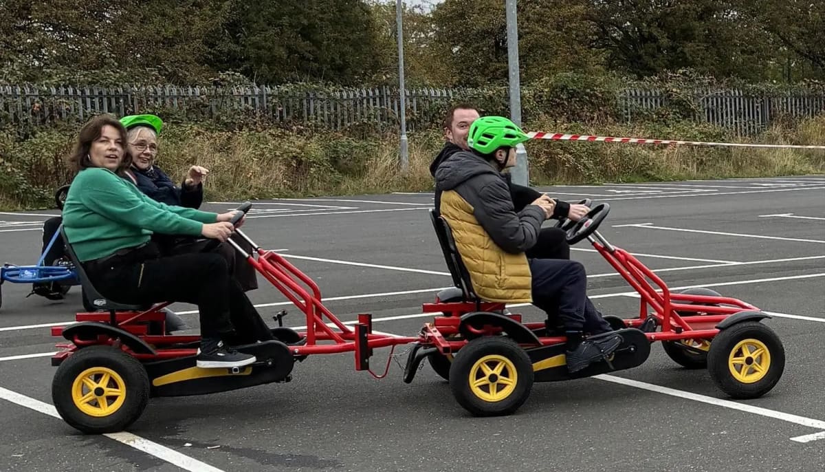 Free Inclusive Cycling Programme Starts Monday at Eastbourne Sports Complex — Darlington news photo (Darlington Borough Council)